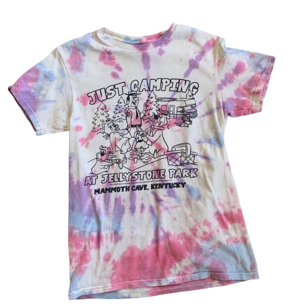 Vintage Hanna Barbera Tie Dye Yellowstone Park Tee S